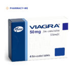 Viagra Packaging and Pharmacy+ME Logo
